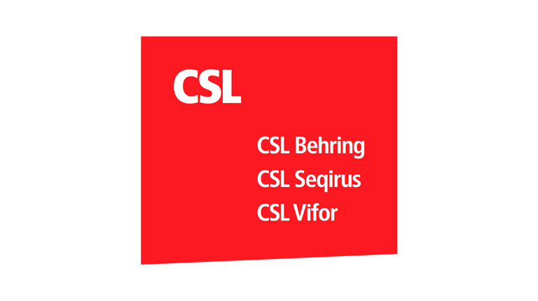 CSL's Family Graphic, including CSL, CSL Behring, CSL Seqirus & CSL Vifor logos.